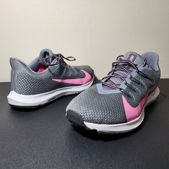 Nike Quest 2 Running Shoes Cool Grey Pink White CJ6696-004 Womens Size 9.5 - Picture 3 of 11